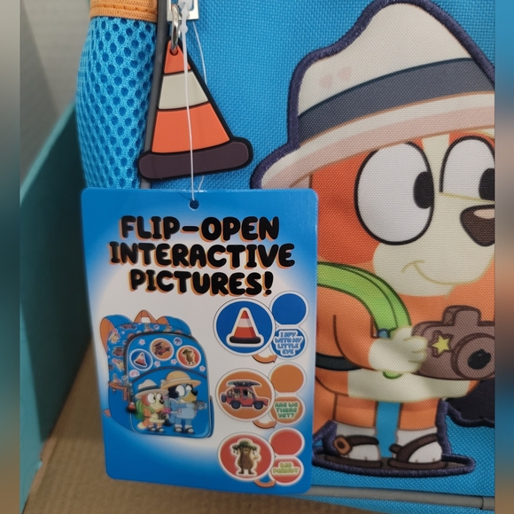 Bluey & Bingo Adventure Backpack (Rare) - Picture 5 of 8